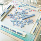 Bespoke X Gray Malin Beach Club Mahjong Tiles - CABANA BLUE