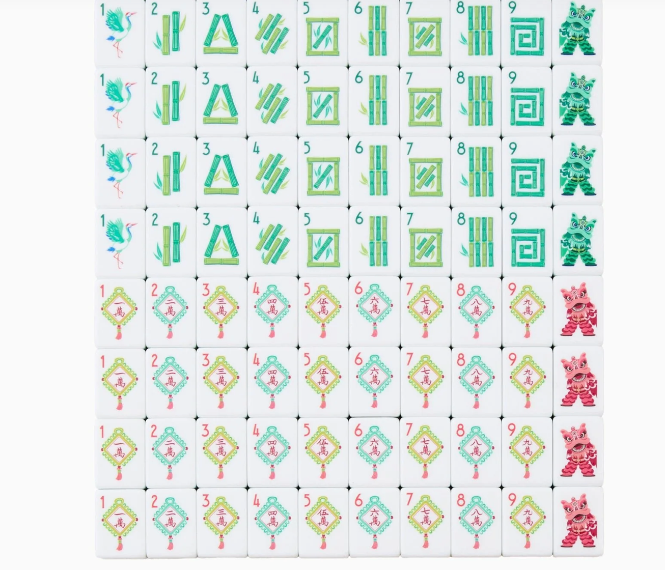 OMM Pippa Mahjong Tiles