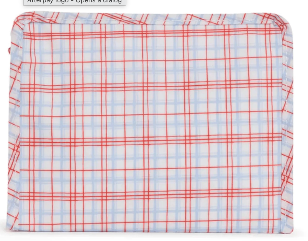 TRVL Roadie Red and Blue Plaid