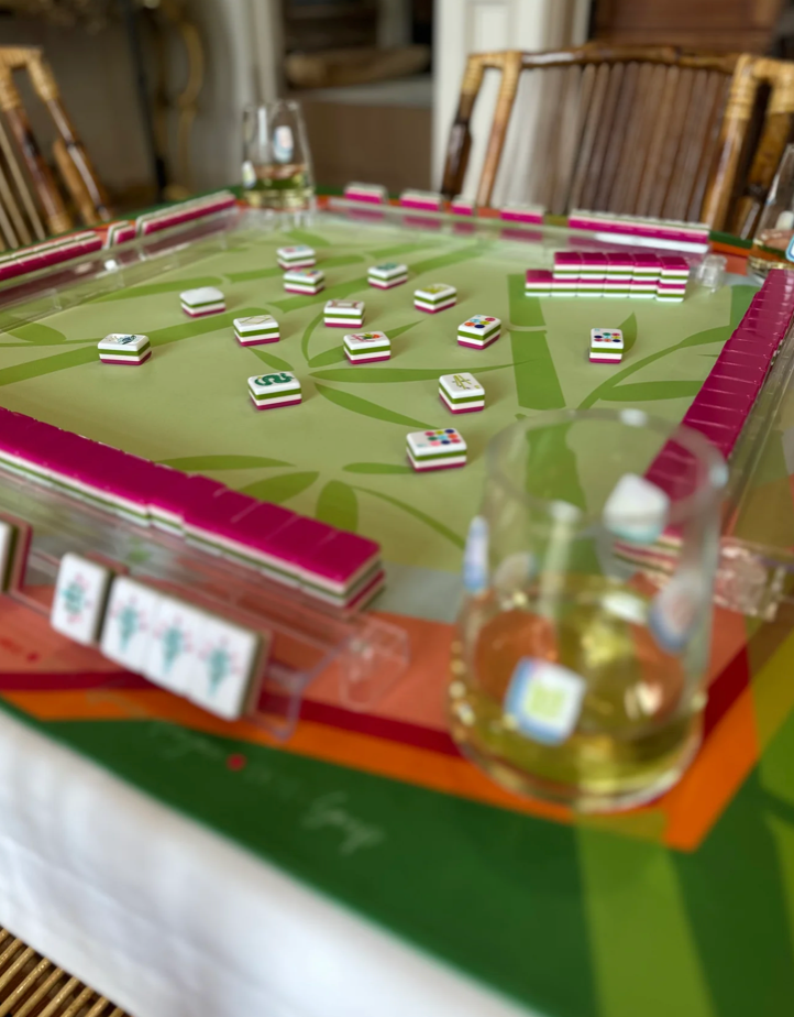 Mahjong Moxie Bamboo Garden Mat