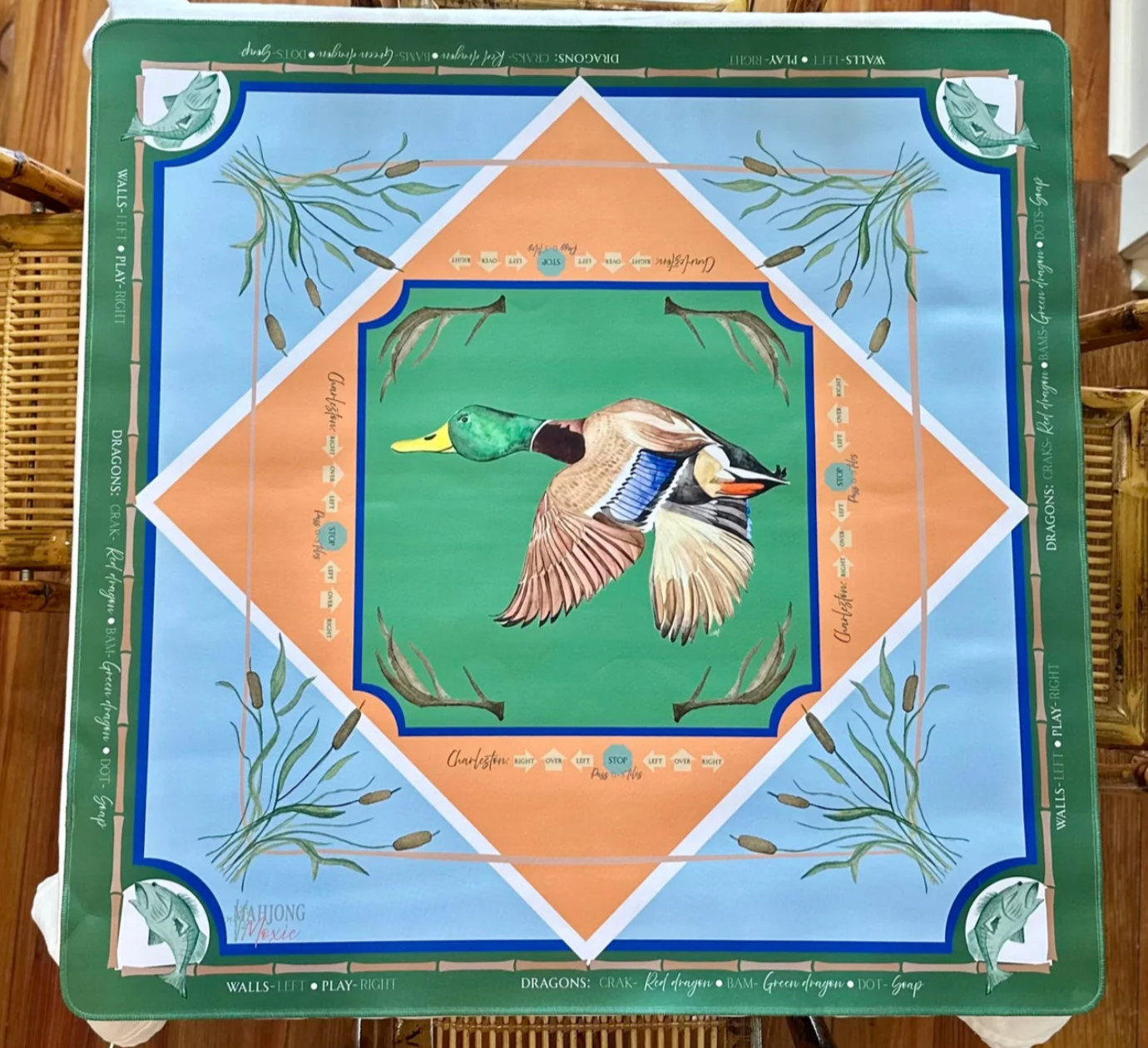 Mahjong Moxie Duck Camp Mat