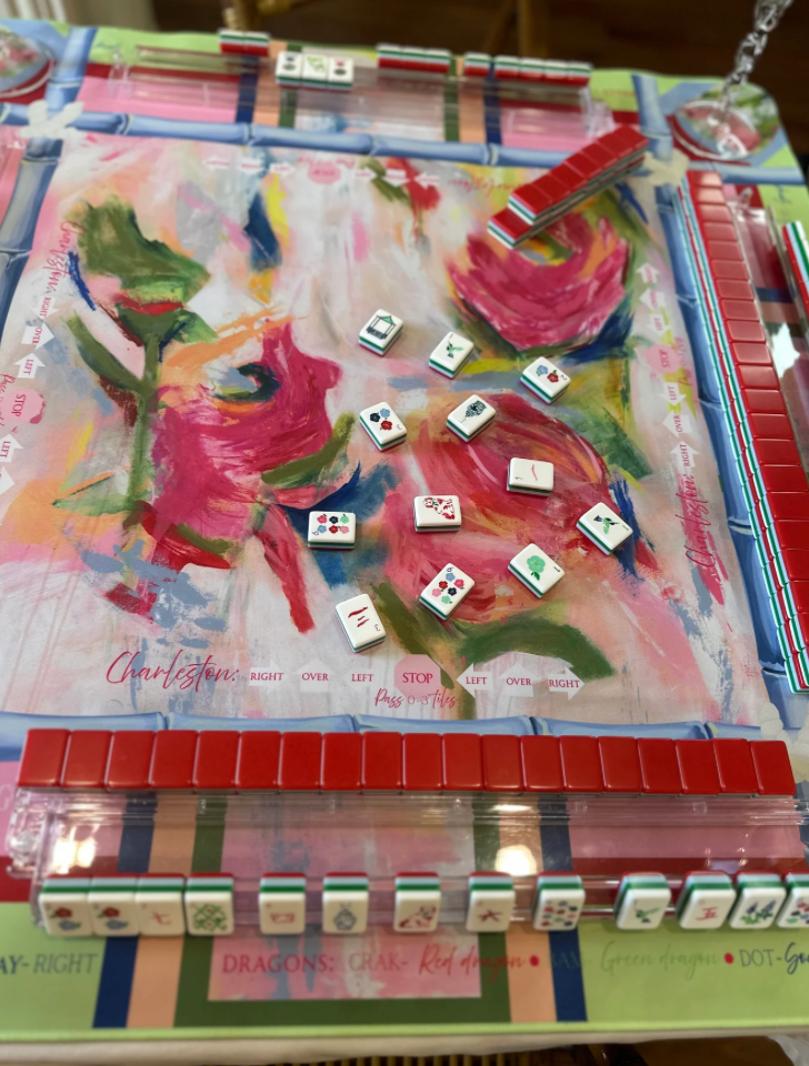Mahjong Moxie In Bloom Mat
