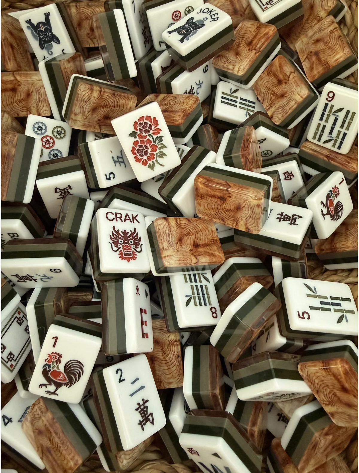 Mahjong Row & Co. Cypress Forest Tile Set