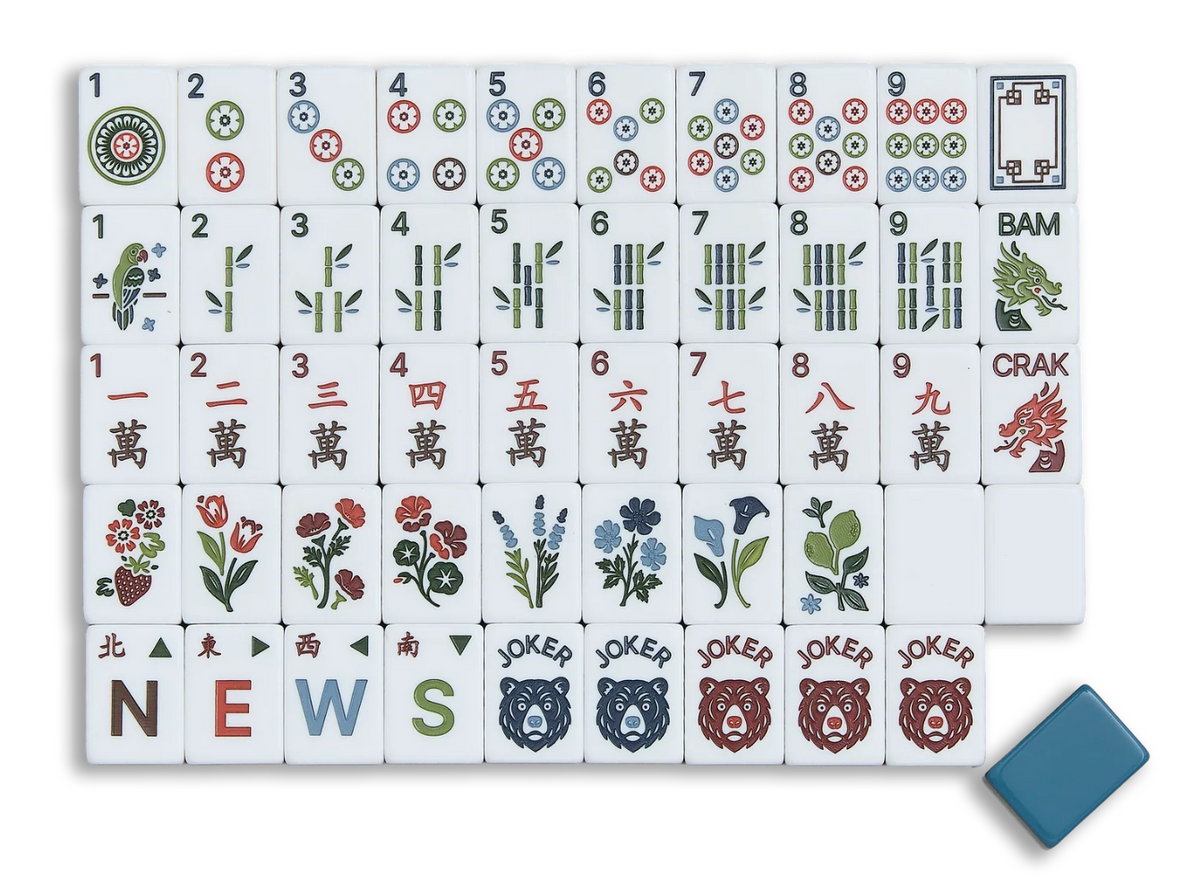 Mahjong Row & Co. Laken Tile Set