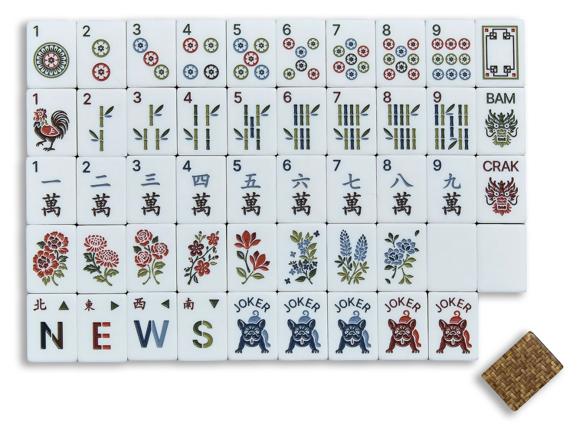 Mahjong Row & Co. Honey Weave Tile Set
