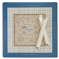 Mahjong Row & Co. Spring Awakening - Porcelain Blue Mahjong Mat