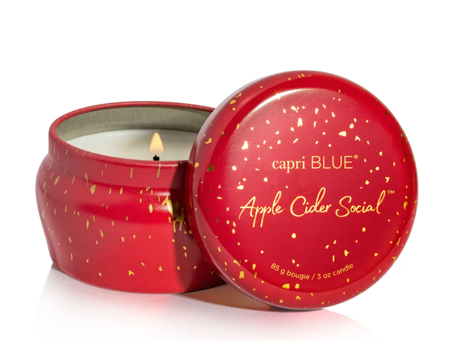 Capri-Blue | Apple Cider Social Glimmer Mini Tin Candle