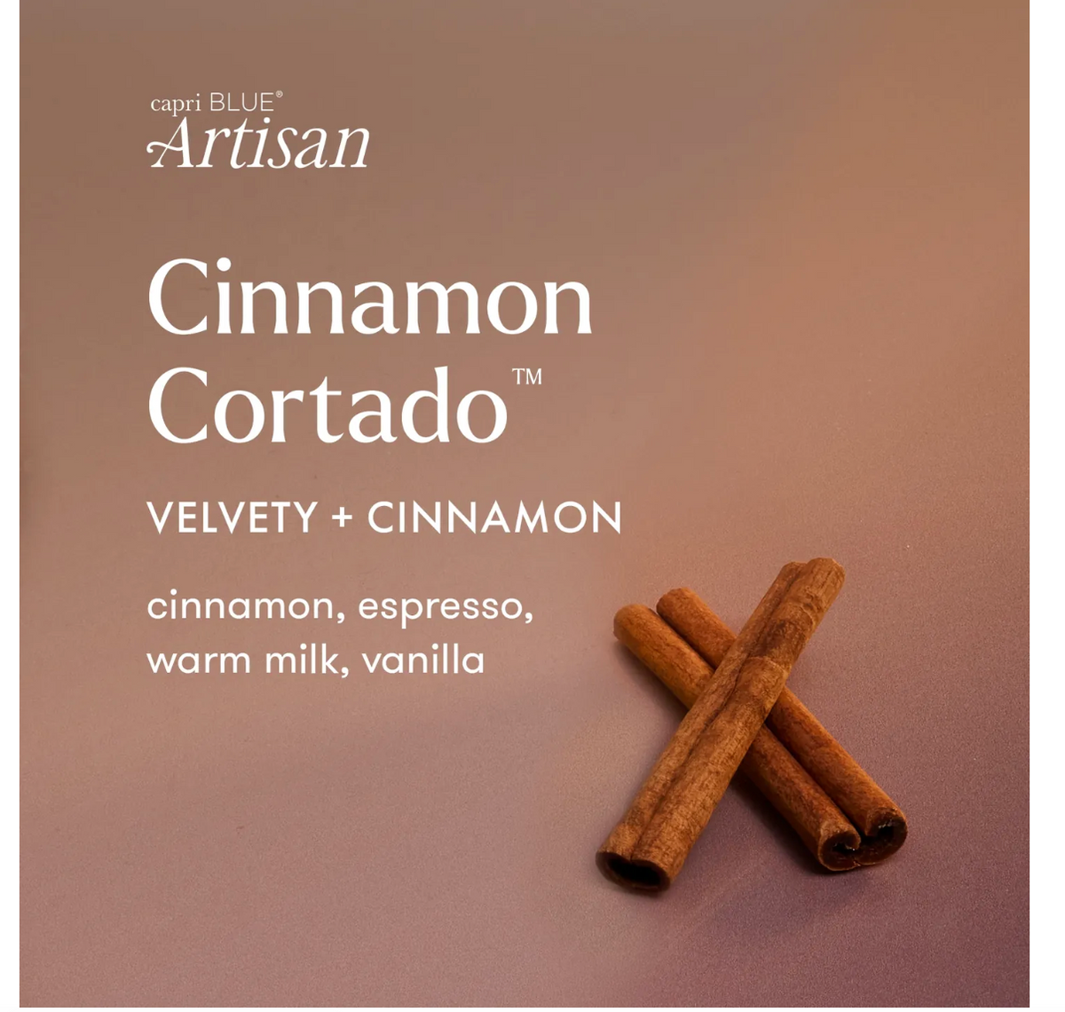 CapriBLUE| Cinnamon Cortado Winter Bazaar Mini Tin Candle