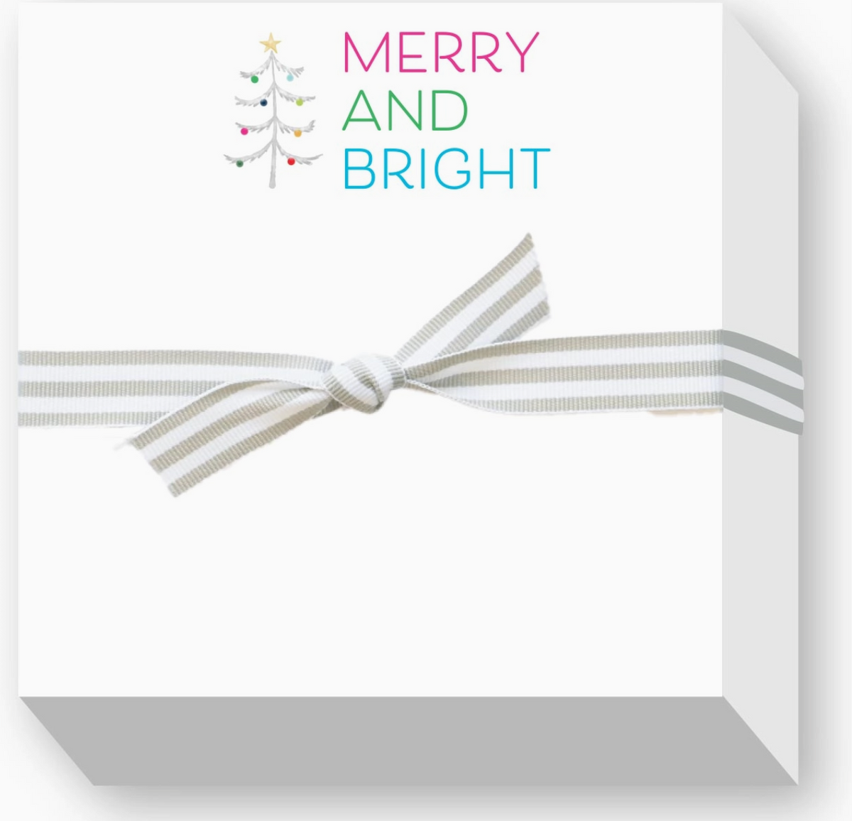 Merry and Bright Chubbie Notepad