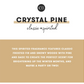 capriBLUE | Crystal Pine Glimmer Mini Tin Candle