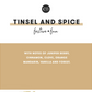 capriBLUE | Tinsel & Spice Glimmer Mini Tin Candle