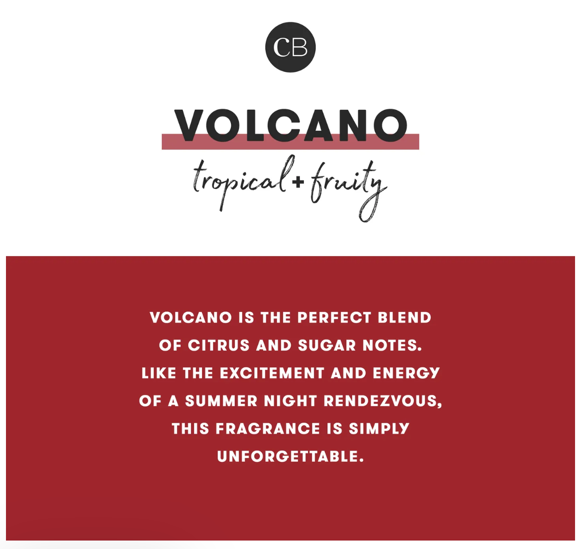 capriBLUE | Volcano Glimmer Mini Tin Candle