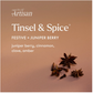 capriBLUE | Tinsel & Spice Winter Bazaar Boxed Tumbler Candle