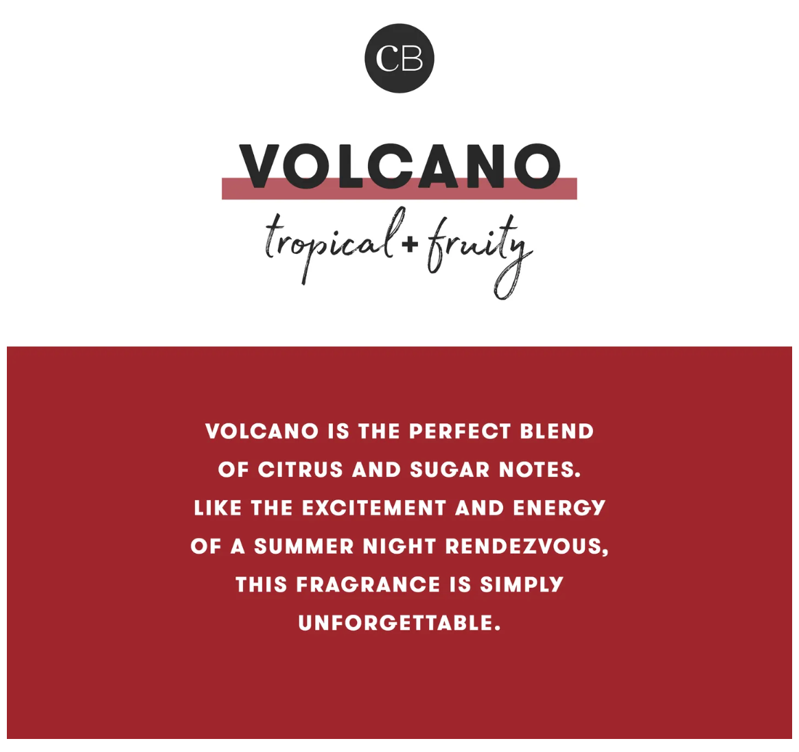 capriBLUE | Volcano Glimmer Signature Candle