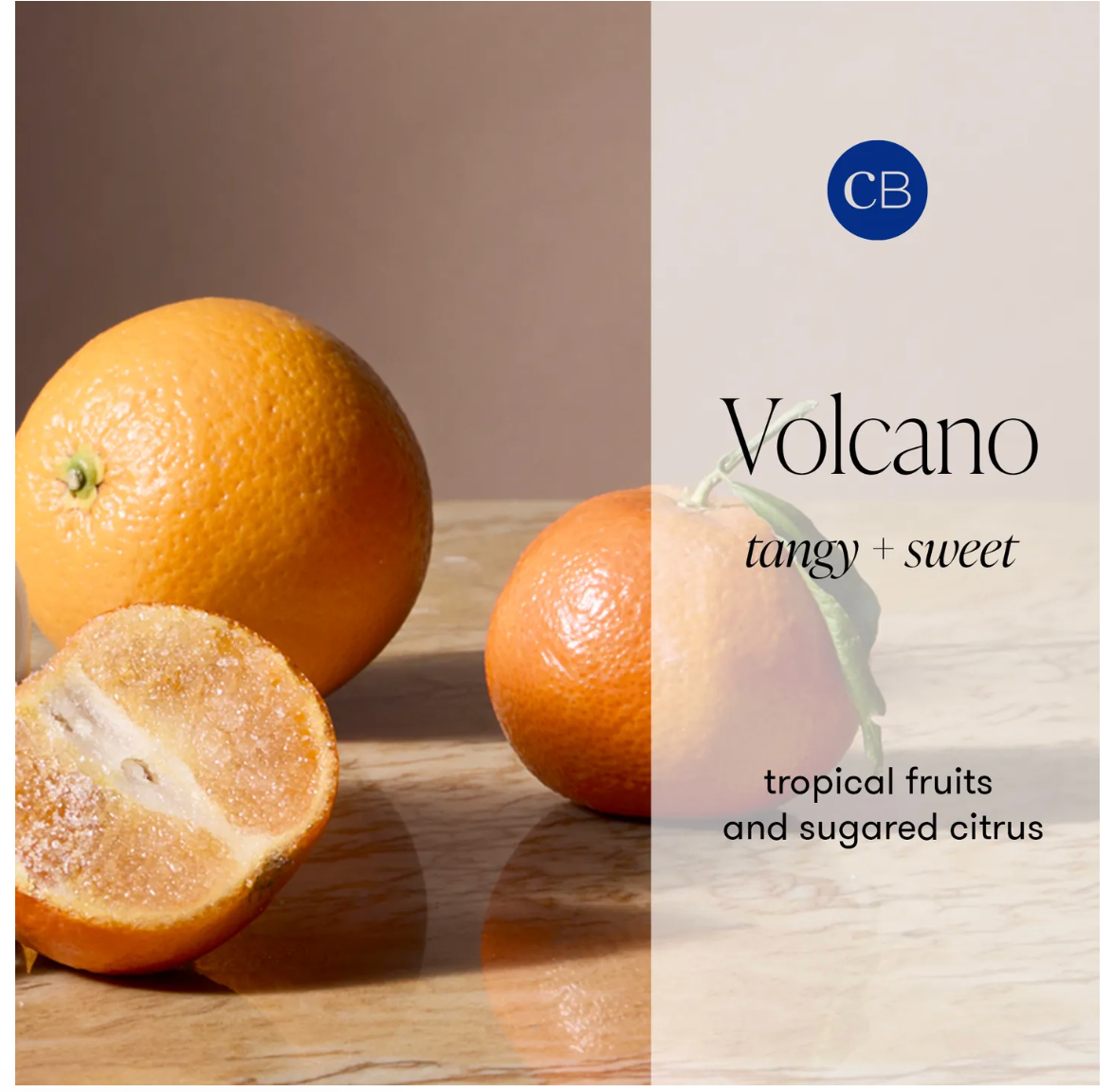 capriBLUE | Autumn Glow Volcano White Signature Candle
