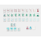 Mini Mahjer:  Just the Tiles - Ski Edition