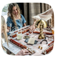 Haus of Tiles Wild Mare Saddlefire Mahjong Tile Set