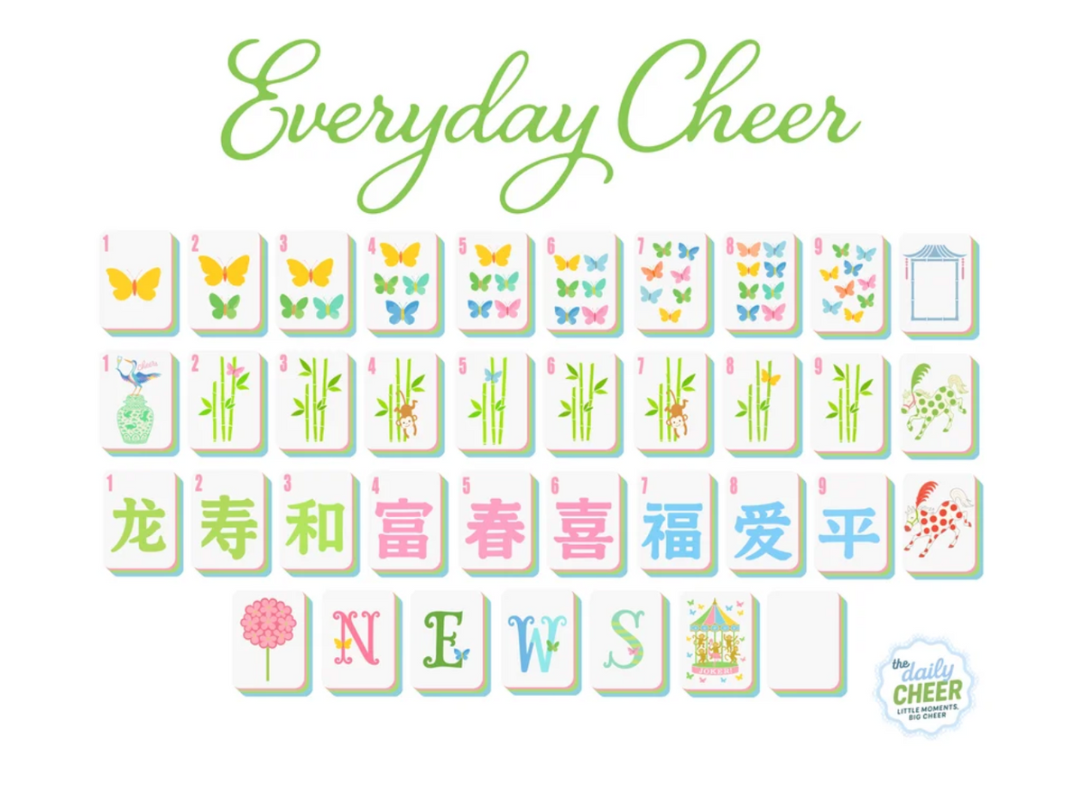 The Daily Cheer Everyday Cheer Mahjong Tile Set