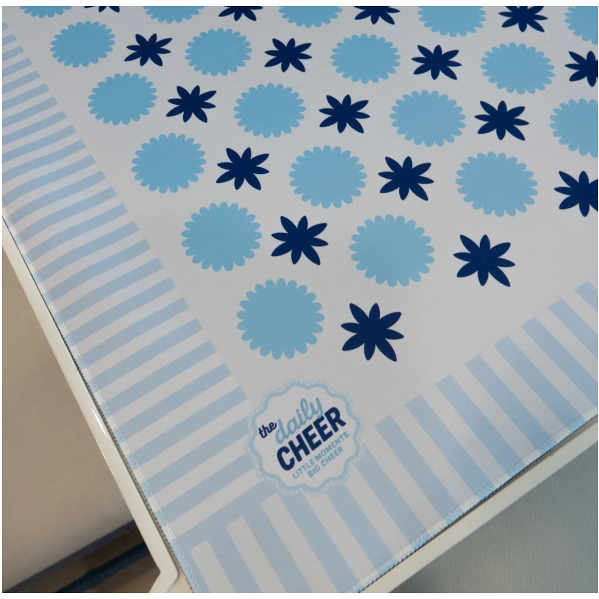 The Daily Cheer Blue Hues Mahjong Mat