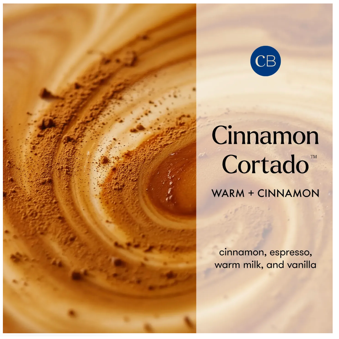 capriBLUE | Cinnamon Cortado Royal Gem Petite Candle