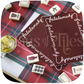 Haus of Tiles Crimson & Pine Plaid Mahjong Mat | No Grommets
