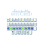 The Daily Cheer Cheerfully Stitched Mahjong Tiles