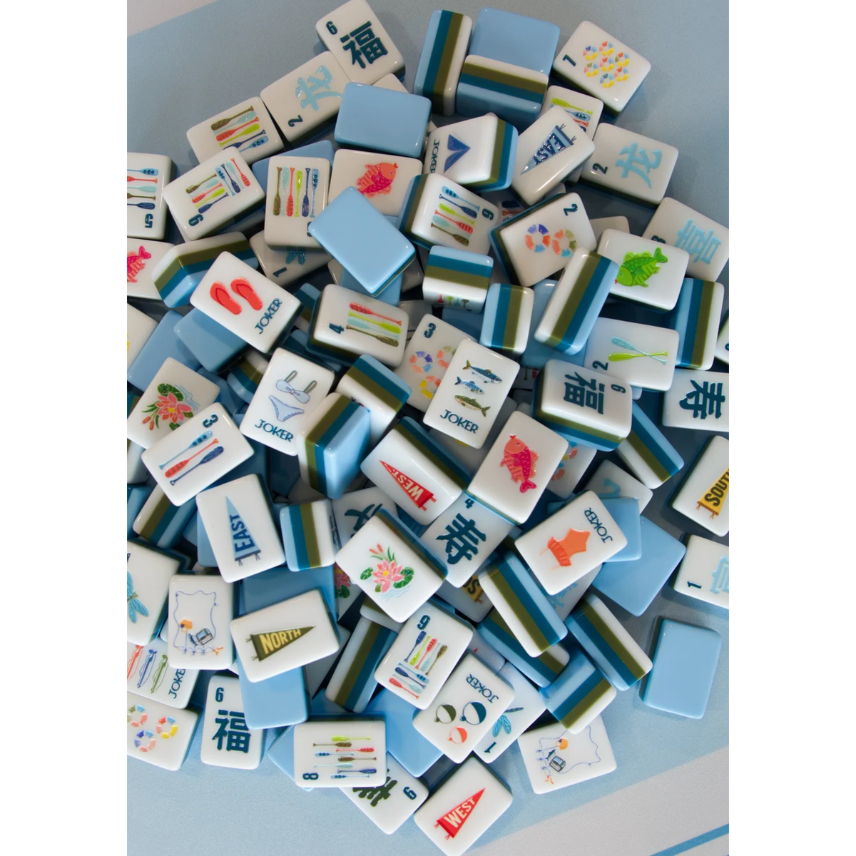 The Daily Cheer Sip, Splash, Cheer Mahjong Tile Set