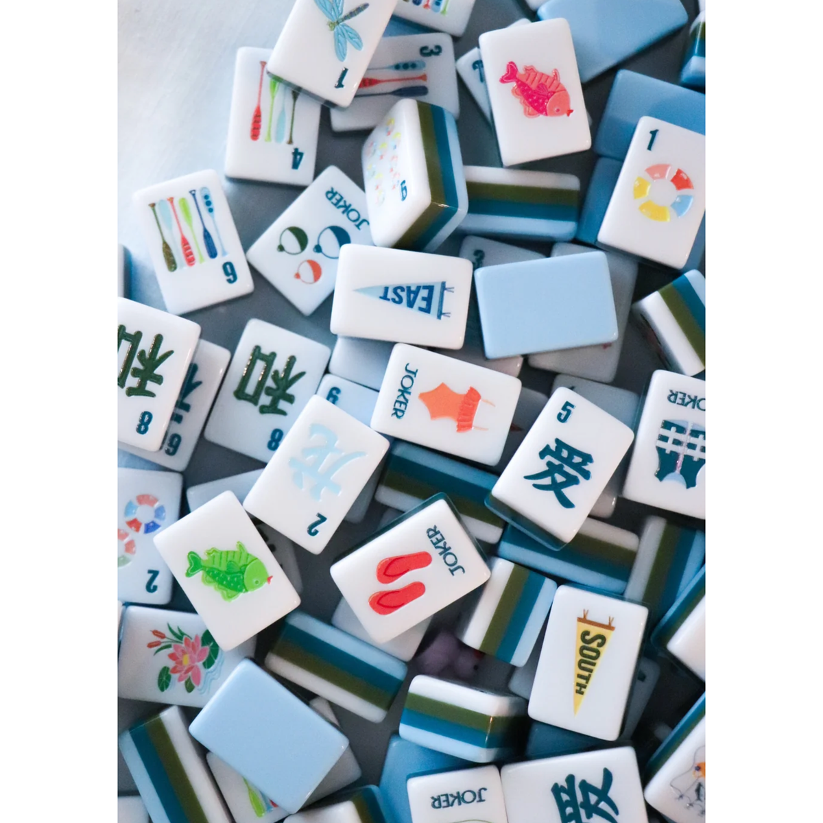 The Daily Cheer Sip, Splash, Cheer Mahjong Tile Set