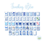 The Daily Cheer Something Blue Mahjong Tile Set