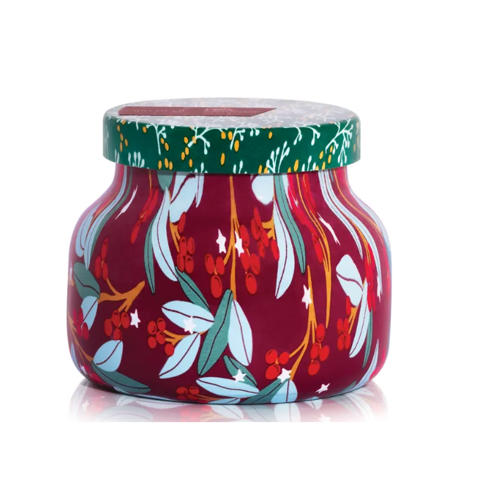 capriBLUE | Tinsel & Spice Holiday Pattern Play Petite Candle