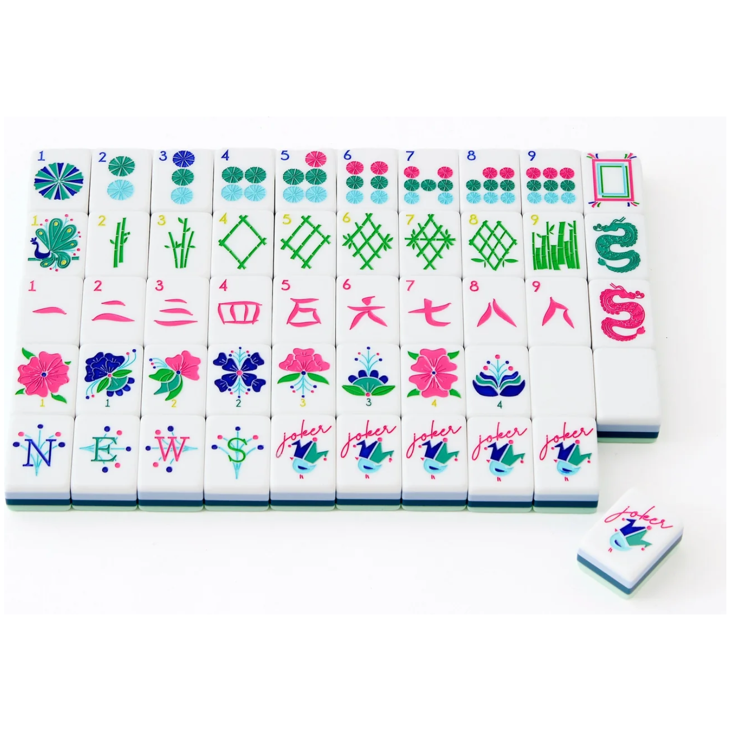 OMM Birdie Mahjong Tiles