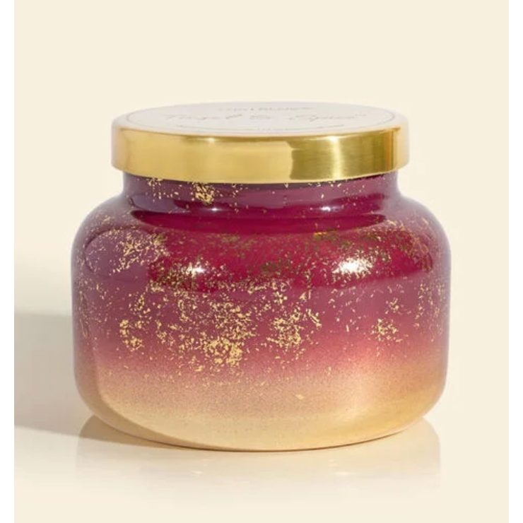 Tinsel and Spice Pattern Play Signature Candle, 8 oz.