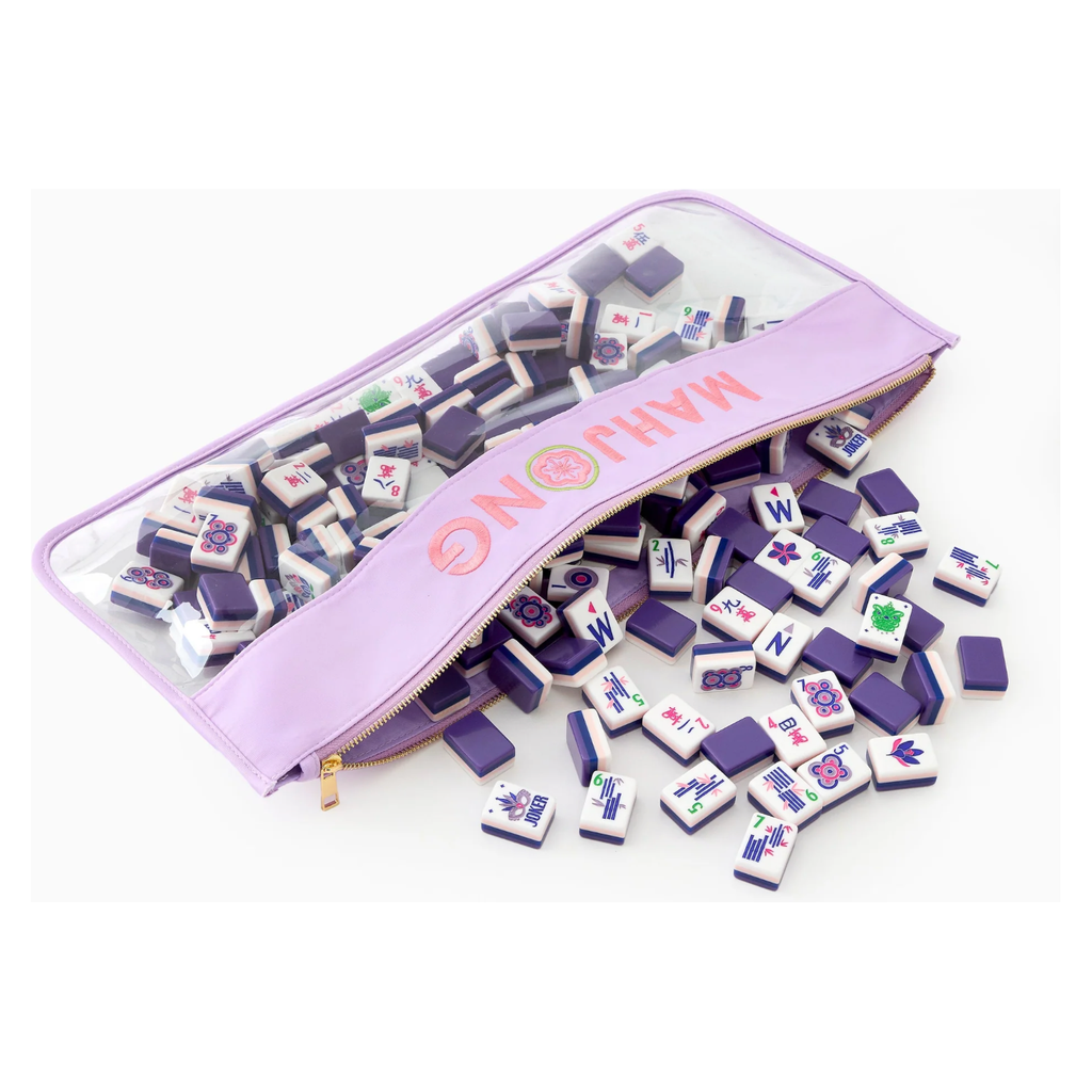 Lilac Soiree Mahjong Tiles