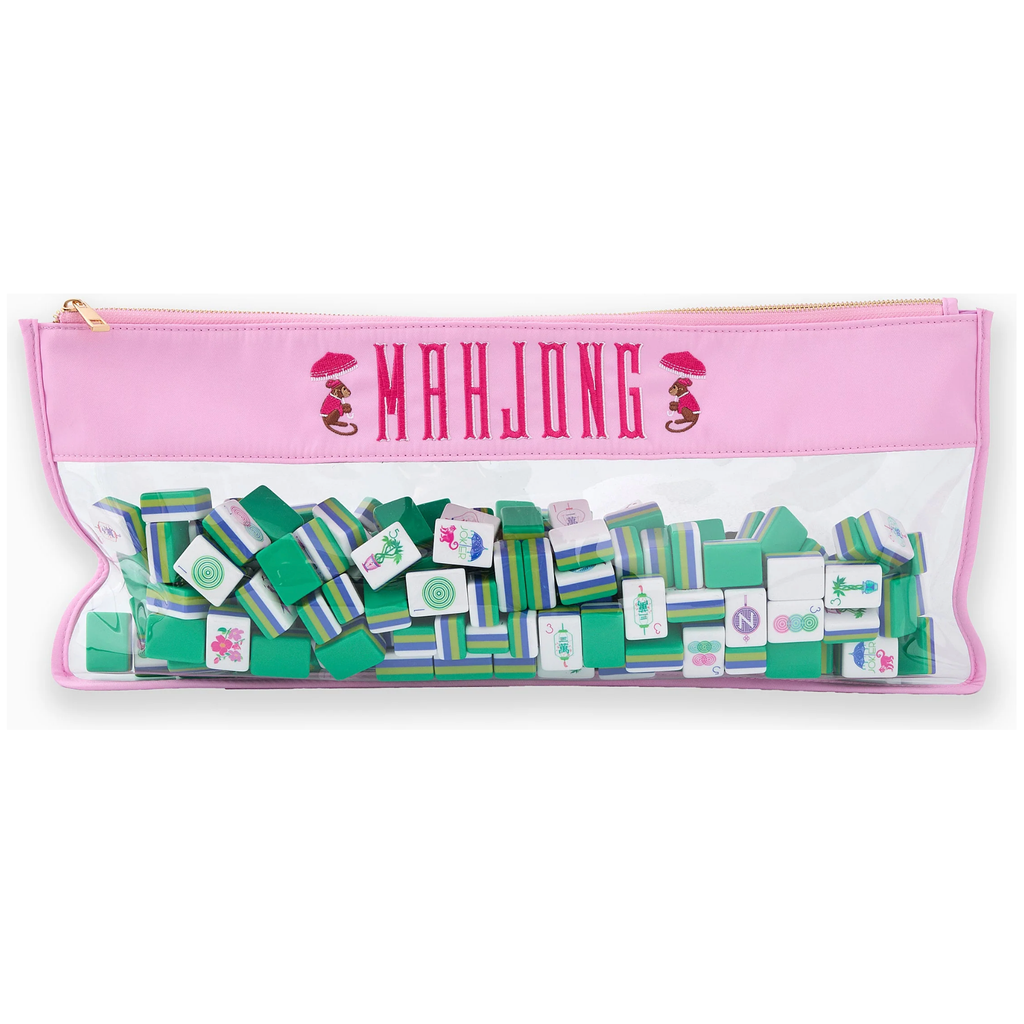 Cotton Candy Mahjong Monkey Tile Bag