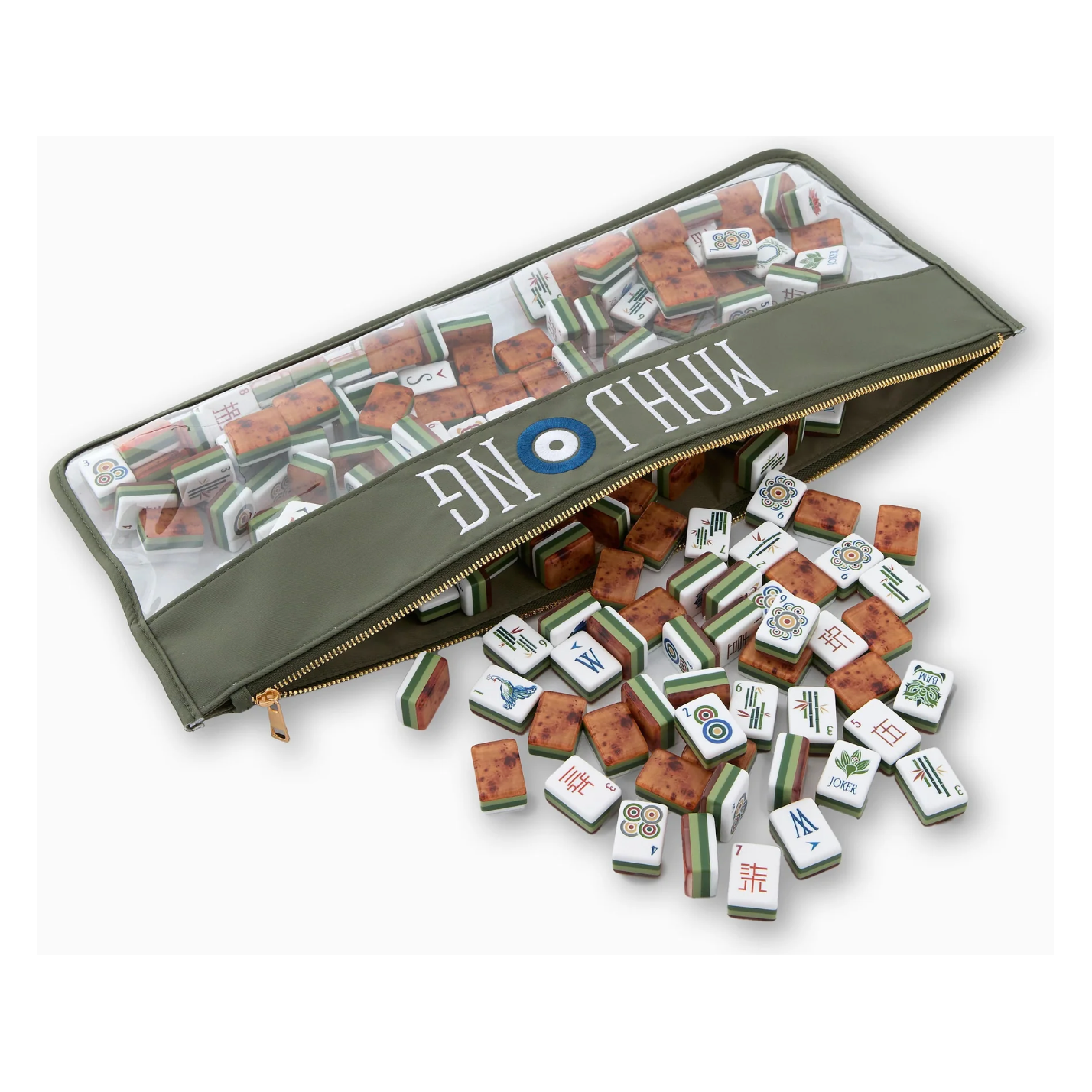 OMM Forest Green Mahjong Tile Bag