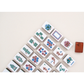 Bam Bird Boutique Origami Mahjong Tile Set:  TIMBER