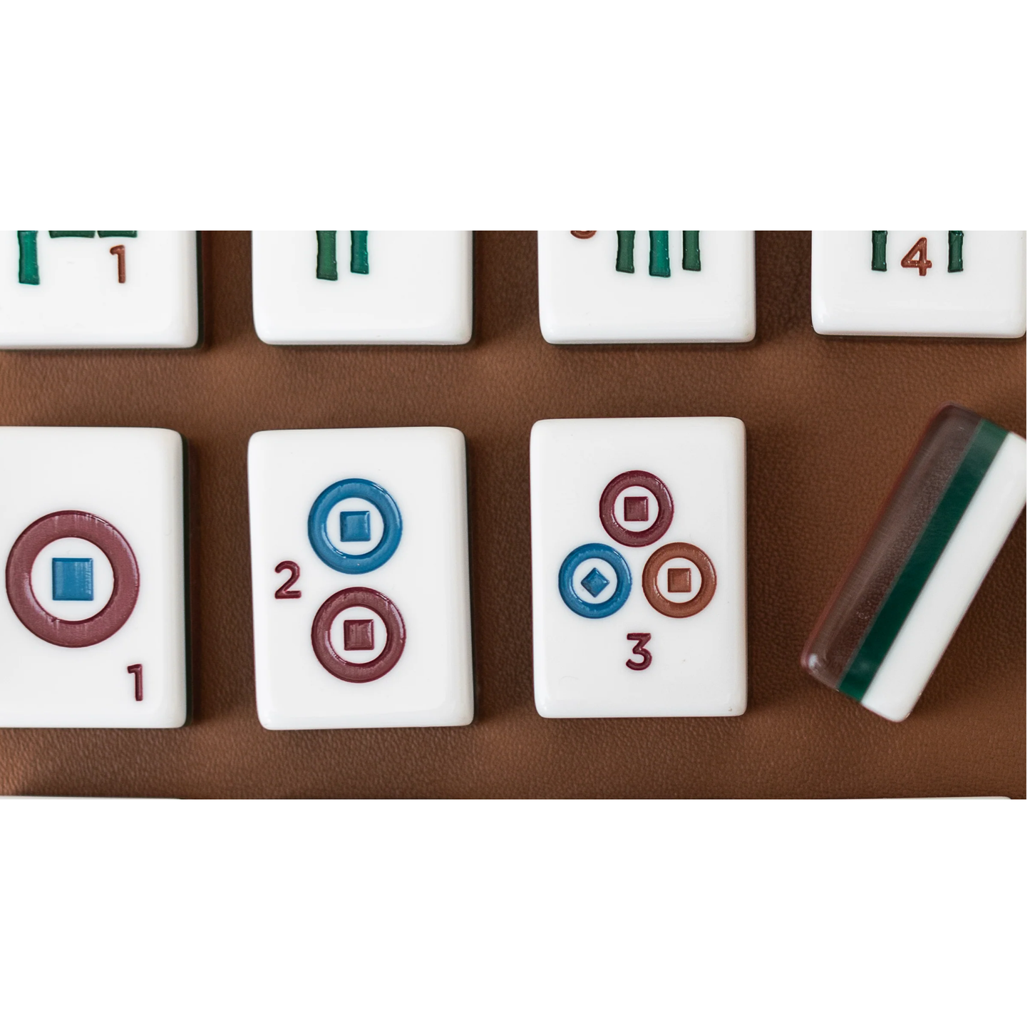 Bam Bird Boutique Origami Mahjong Tile Set:  TIMBER