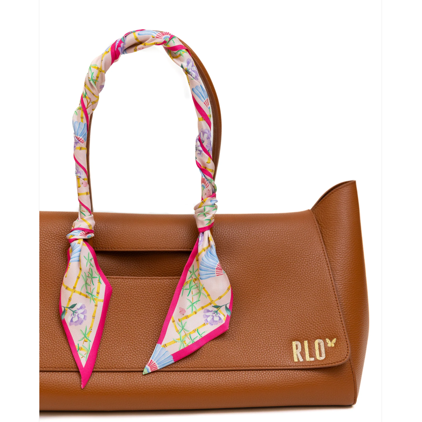 Bam Bird Boutique Classic Tote with Catherine Cartie Twilly Scarf #3