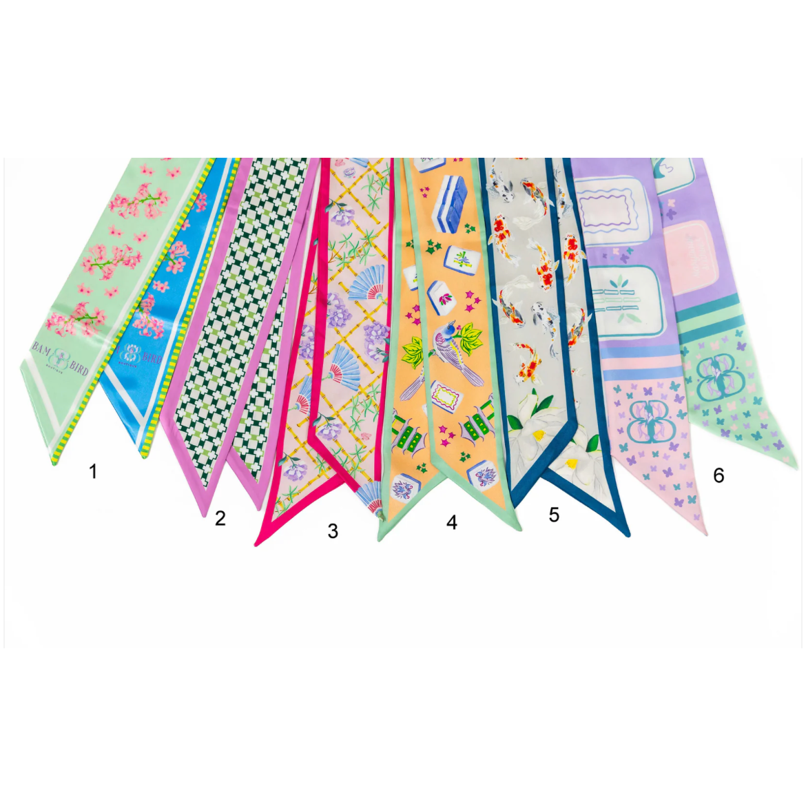 Bam Bird Boutique Classic Tote with Catherine Cartie Twilly Scarf #5