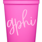 Gamma Phi Beta SORORITY CUPS (Set of 10)