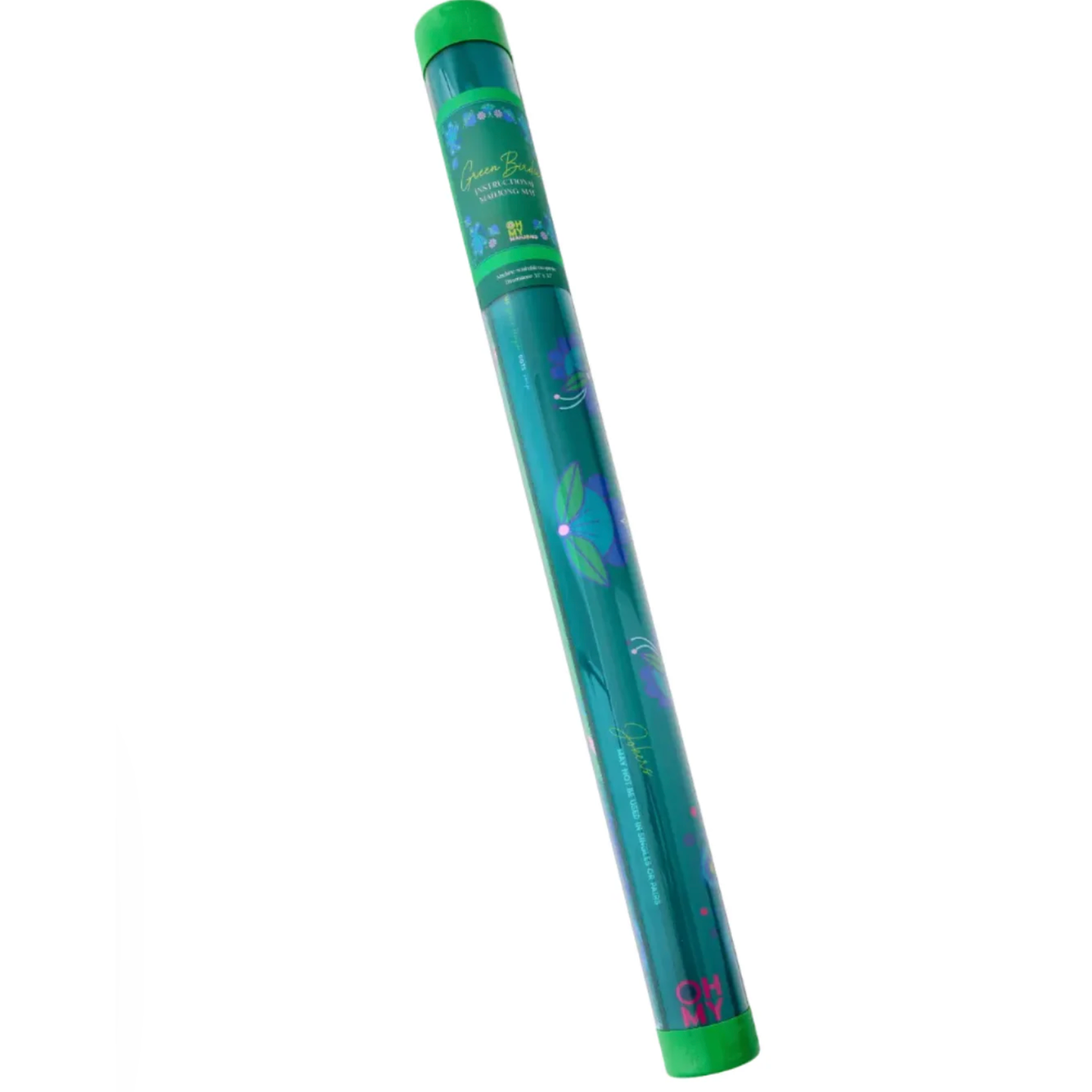OMM Birdie Green Mahjong Mat in a Tube