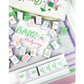 Bam!  Let's Mahjong:  Garden Party Mahjong Tiles, Mat and Shufflers:  Sea Glass Green