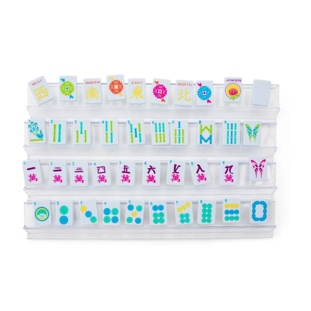 The Mahjong House - Ice Blue & Brights Travel Mahjong Collection