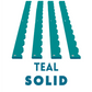 My Fair Mahjong - MAHJONG RACK PUSHERS - MAGNETIC  |  Premium Acrylic  |  Set of 4: Solid-Wavy-Teal