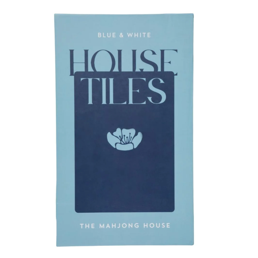 The Mahjong House - Blue and White House Tiles
