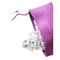 Peace Love Mahjong:  Woven Tile Bag - Orchid