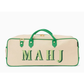Boulevard - "Margo" Natural Mahjong Tote (Personalizable): Kiwi