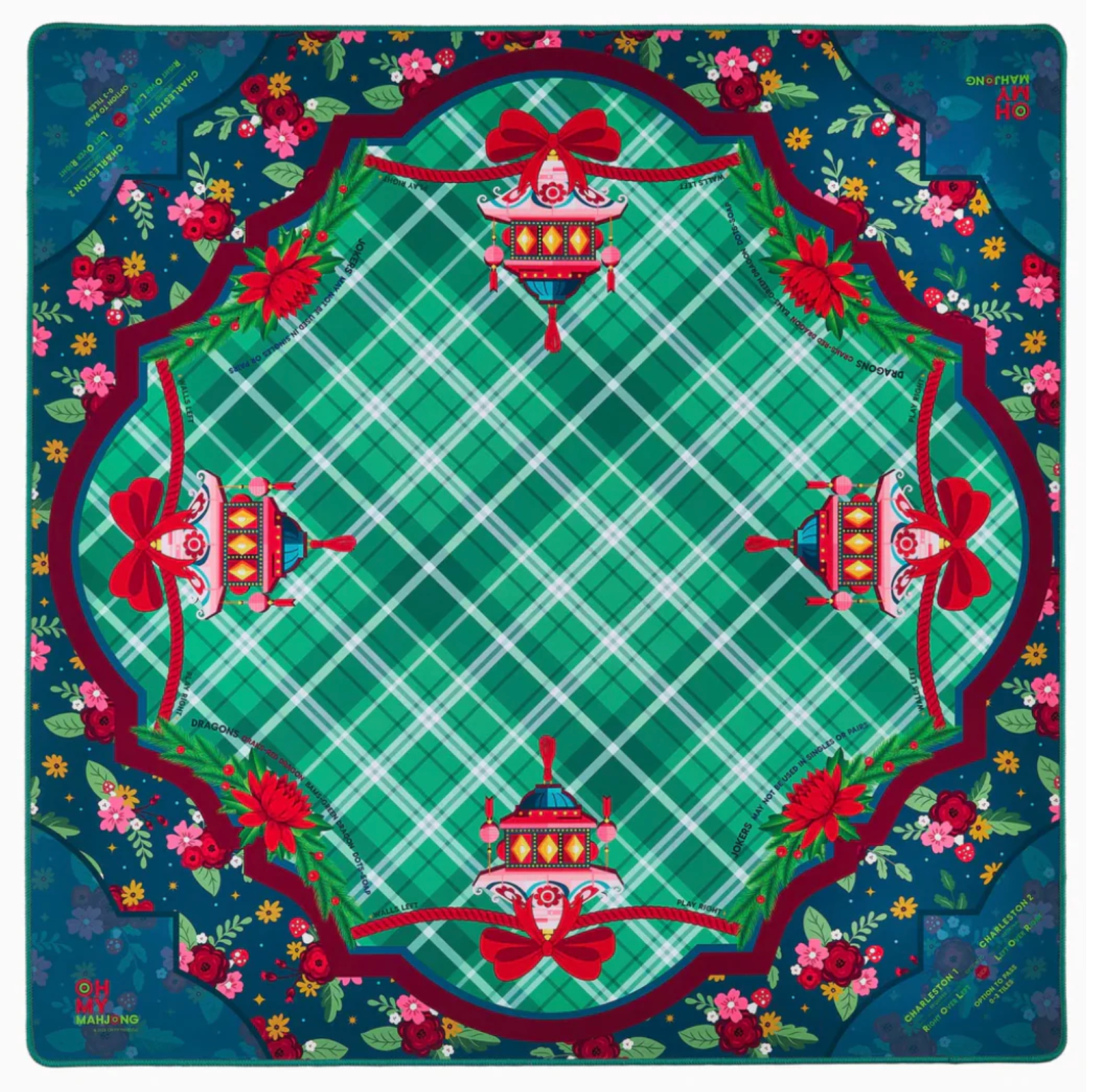OMM Yuletide Mahjong Mat