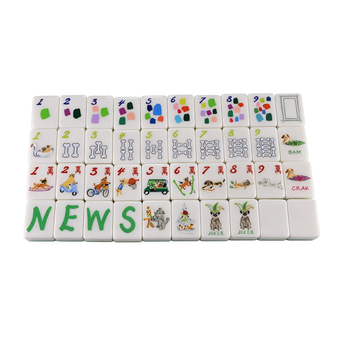 KEVA - Doggie Dog Mahjong Tiles