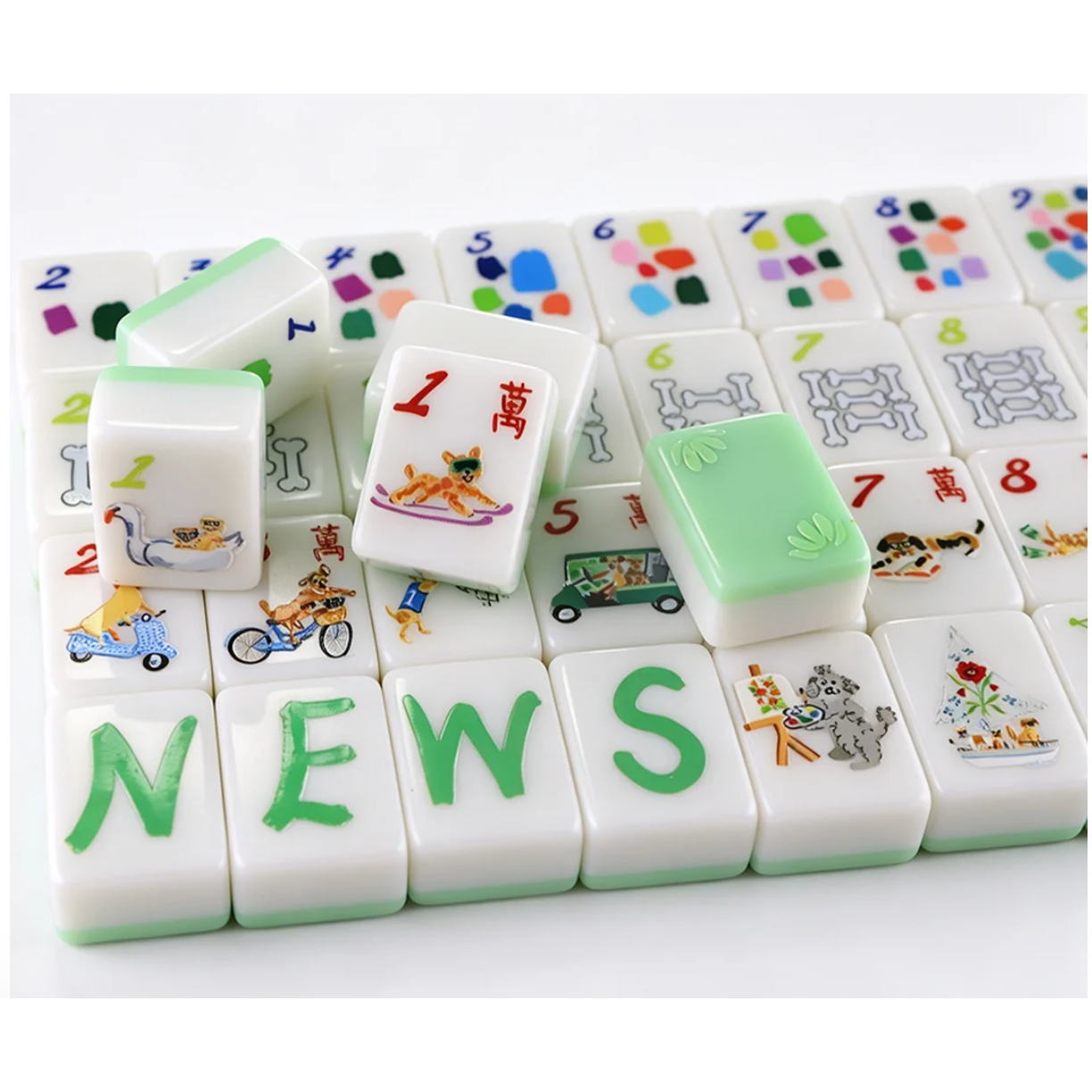 KEVA - Doggie Dog Mahjong Tiles